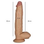 30 cm Belden Bağlamalı Yeni Nesil Realistik Penis + Kemer + Kayganlaştırıcı Hediyeli - Görsel 5