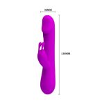 30 Fonksiyonlu Teknolojik Klitoris Uyarıcılı Tavşan Vibratör Penis - Görsel 10