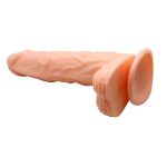 Belden Bağlamalı 20,5 cm Isıtma Özellikli Oynar Başlı Kumandalı Titreşimli Dildo - Görsel 5