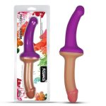 31,5 cm Çift Taraflı Realistik Dildo Anal Vajinal Penis - Görsel 4