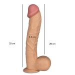 33 cm Belden Bağlamalı Realistik Penis + Kemer + Kayganlaştırıcı Hediyeli - Görsel 5