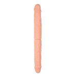 36 cm Çift Taraflı Realistik Dildo Anal Vajinal Penis - Görsel 2