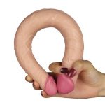 36,5 cm Lovetoy Lady Çift Taraflı Realistik Dildo Anal Vajinal Penis - Görsel 4