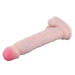 37 cm Gerçekçi Silikon Vantuzlu Damarlı Büyük Penis - Görsel 3