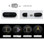 4 cm Uzatmalı Titreşimli Tırtıklı Penis Kılıfı - Görsel 5