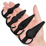 4 Parça Anal Plug Seti - Siyah - Görsel 4