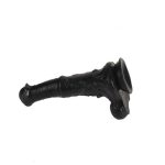 43 cm Et Dokulu Gerçekçi Çift Katmanlı Sünnetsiz Silikon Zenci Penis - Horse Power 3 - Görsel 4
