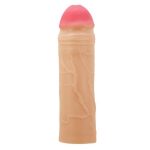 5 cm Dolgulu Premium Ten Rengi Silikon Penis Kılıfı - Chane - Görsel 4