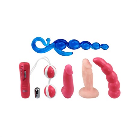 5li-anal-vajinal-titresimli-5li-vibrator-6e35 5'li Anal Vajinal Titreşimli 5'li Vibratör Seti - Love Kits - Görsel 1