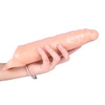 7 cm Dolgulu Realistik Ten Rengi Penis Kılıfı - Görsel 2