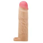 7,6 cm Dolgulu Premium Ten Rengi Silikon Penis Kılıfı - Gerd - Görsel 3