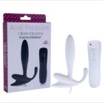 Anal & Prostat Stimulator 7 Farklı Titreşimli Anal Plug P-Spot Vibratör Beyaz - Görsel 4