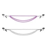 BDSM Zincirli Göğüs Ucu Kelepçesi - Görsel 2