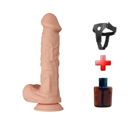 belden-baglamali-26-cm-gercekci-kalin-92e5-5 Belden Bağlamalı 26 cm Gerçekçi Kalın Dildo Penis - Bergrisi - Görsel 1