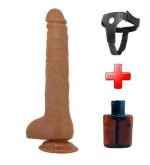 Belden Bağlamalı 28 cm Gerçekçi Uzun Dildo Penis - Dick