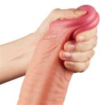 Belden Bağlamalı Yeni Nesil Çift Katmanlı 30,5 cm Realistik Dev Dildo Penis - Görsel 5