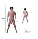 Big Jehan 19 cm Titreşimli Penisli Sesli Şişme Erkek Bebek - Görsel 3