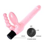 Çift Taraflı Strapon Belden Bağlamalı G-Spot Vibratör Anal Plug - Görsel 5