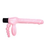 Çift Taraflı Strapon Belden Bağlamalı G-Spot Vibratör Anal Plug - Görsel 2