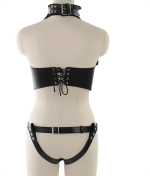 Deri Tam Vücut Fetish Kemeri - Görsel 3