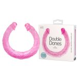 Double Dones 44 cm Çift Taraflı Jel Yumuşak Penis Dildo - Görsel 5