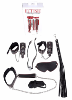 Fetiş Fantezi Serisi 7 Parça Mükemmel Deri Set