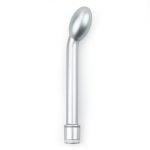 G-Spot Uyarıcılı Titreşimli Gümüş Vibratör Dildo 21 cm - Görsel 2