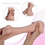 Göğüslü Realistik Suni Vajina Mastürbatör - Belinda - Görsel 4