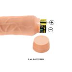 Güçlü Titreşimli 19,5 cm Realistik Vibratör Gerçekci Penis Dildo - Görsel 9