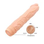 Güçlü Titreşimli 22,5 cm Realistik Vibratör Gerçekci Penis Dildo - Görsel 4