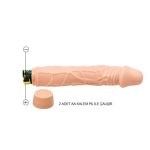 Güçlü Titreşimli 22,5 cm Realistik Vibratör Gerçekci Penis Dildo - Görsel 5