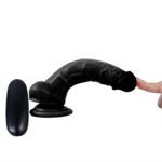 17 cm Titreşimli Gerçekçi Silikon Vantuzlu Zenci Penis - Adonis - Görsel 2