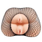 İkiz Titreşimli Sesli Realistik Kalça Suni Vajina Anal Mastürbatör - Görsel 3