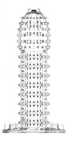 13 cm Kabartmalı Güçlü Uyarıcı Dildo Uzatmalı Penis Kılıfı