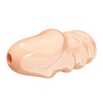 Kalınlaştırıcı Ten Rengi Penis Kılıfı - Jeremy - Görsel 4