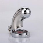 Kilitli Çelik Fetiş Penis Kafesi - Görsel 2