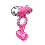 Klitoral Uyarıcılı Çift Titreşimli Penis Halkası - Görsel 2