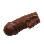 Klitoral Uyarıcılı Tırtıklı Damarlı Penis Kılıfı - Görsel 5