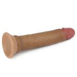 18,5 cm Yeni Nesil Teknolojik Realistik Testissiz Melez Penis Dildo - Görsel 3