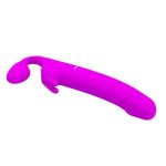 Manyetik USB Şarjlı Klitoris Darbe Modlu Çift Taraflı Strapon Teknolojik G-Spot Vajinal Vibratör - Zanini - Görsel 4