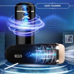 Manyetik USB Şarjlı Titreşimli Emme Ayarlı Masturbatör - Snow - Görsel 2