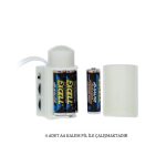 21 cm Oynar Başlı Titreşimli Sesli Çift Girişli Realistik Vibratör Masturbatör Penis - Görsel 5