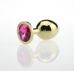 Mücevher Taşlı Gold Anal Tıkaç (Plug) - Görsel 2