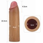 Nature Extender 4.5 cm Dolgulu Penis Kılıfı Premium Silikon Kılıf Melez - Görsel 5