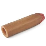 Nature Extender 4.5 cm Dolgulu Penis Kılıfı Premium Silikon Kılıf Melez - Görsel 3
