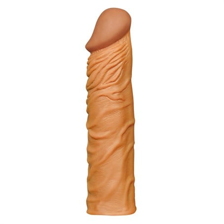 nature-extender-5-cm-dolgulu-premium-mel-1920 Nature Extender 5 cm Dolgulu Premium Melez Silikon Penis Kılıfı - Görsel 1