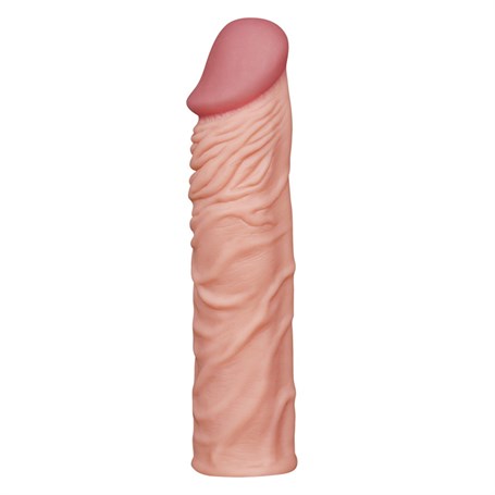 nature-extender-5-cm-dolgulu-premium-ten-5055 Nature Extender 5 cm Dolgulu Premium Ten Rengi Silikon Penis Kılıfı - Görsel 1