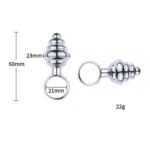 Paslanmaz Çelik Boğumlu Anal Tıkaç (Plug) - Görsel 2