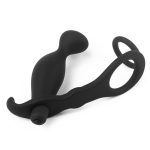 Penis Halkalı Titreşimli Anal Penetratör Plug Masturbatör - Görsel 5
