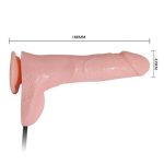 18 cm Pompalı Büyüyen Realistik Penis Anal Vajinal Dildo Mastürbatör - Görsel 4
